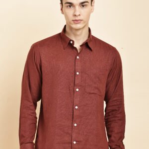 Brown Linen Shirt