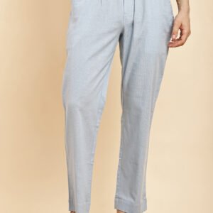 Sky Blue Linen Trouser