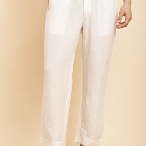 White Linen Trousers